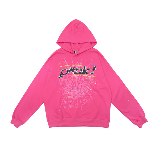 Sp5der "pink p*nk" hoodie